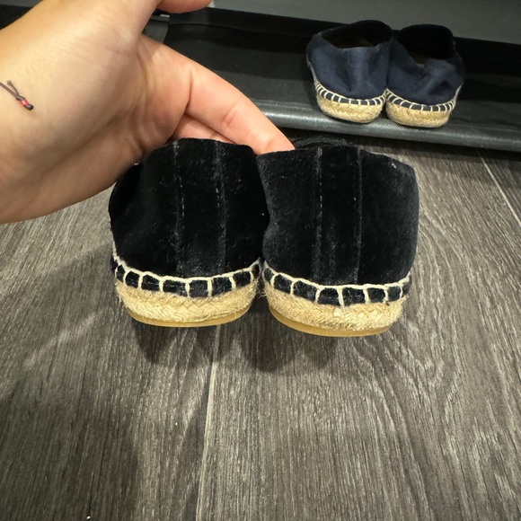 Tory Burch black velvet suede espadrilles - Picture 6 of 7
